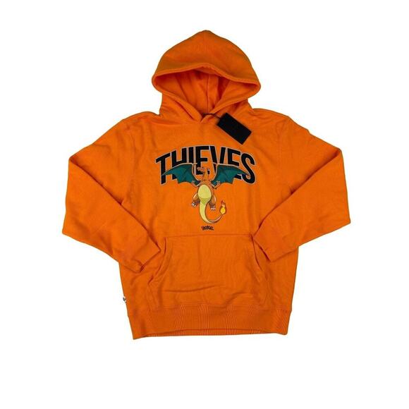 100 Thieves x Pokemon - Charizard Hoodie in Orange